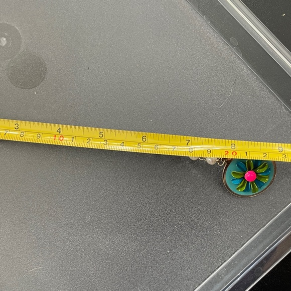 Vtg sweater clip. Working clasps. Boho. Mid century. 1960/70s. - Picture 3 of 3